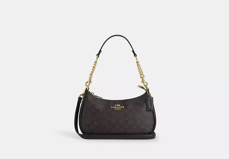 Coach Teri Shoulder Bag In Signature Canvas - Bags | Shop From The Mirage