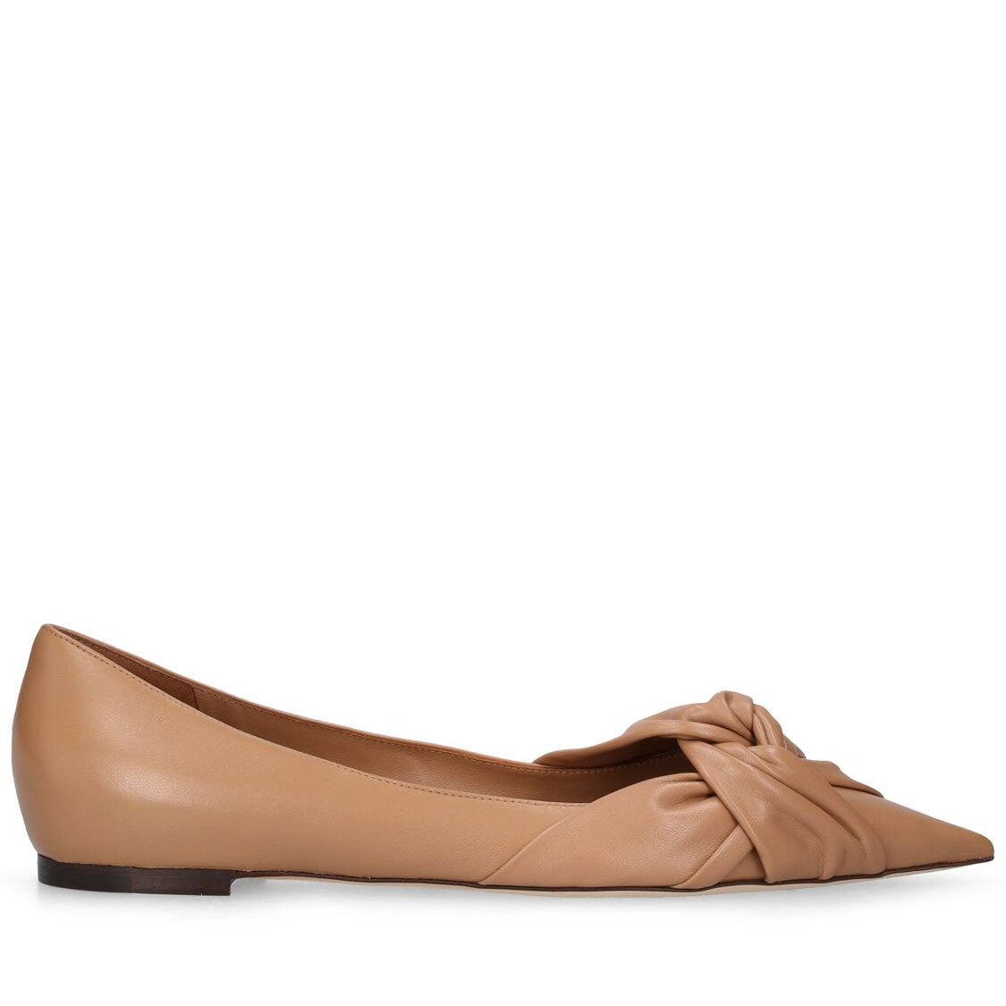 Jimmy Choo Jimmy 10mm Hedera leather ballerina flats - Size: UK 4 Flats | Shop From The Mirage