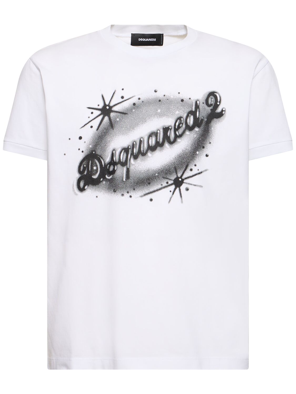 Dsquared2 Dsquared2 Logo print cotton jersey t-shirt - Size: S T-Shirts | Shop From The Mirage