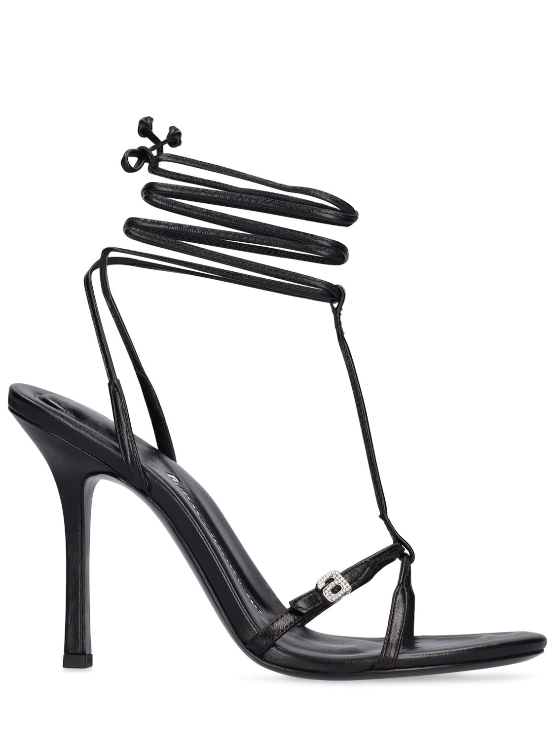 Alexander Wang Alexander Wang 105mm Lucienne leather thong sandals - Size: UK 7 Heels | Shop From The Mirage