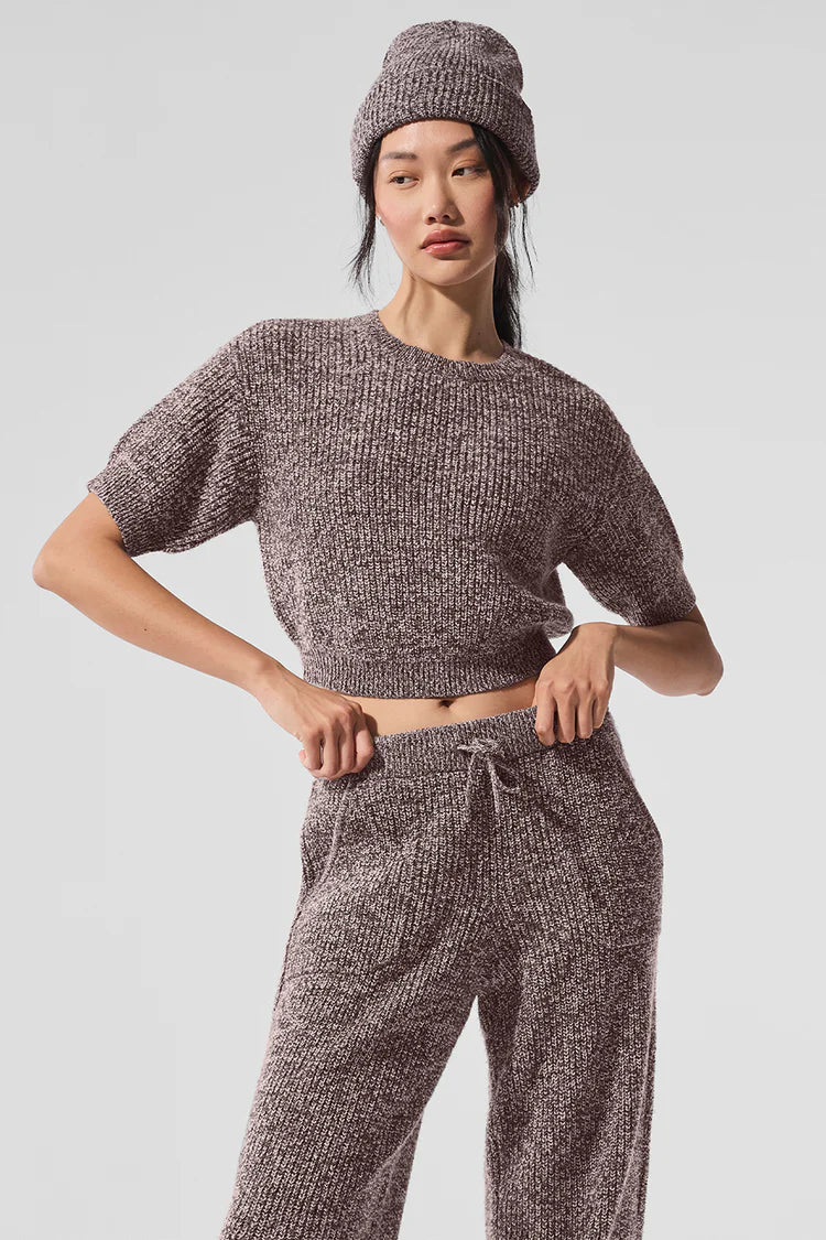 Marl Sweater Short Sleeve