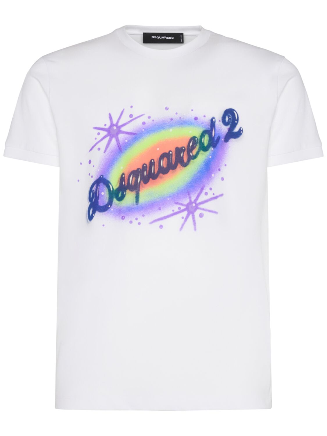 Dsquared2 Dsquared2 Printed cotton jersey t-shirt - Size: S T-Shirts | Shop From The Mirage