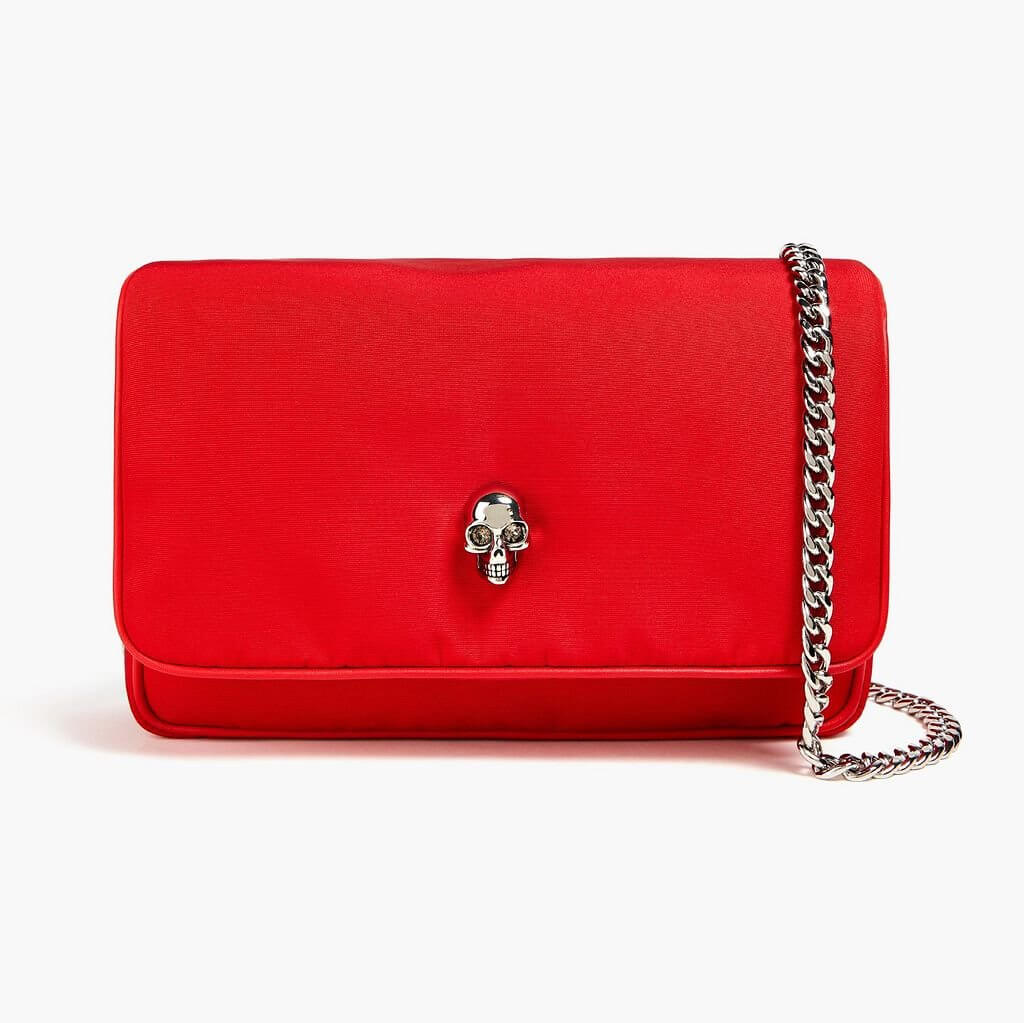 Alexander Mcqueen ALEXANDER MCQUEEN Skull faille cross-body bag - Bags | Shop From The Mirage